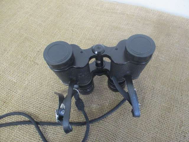 Nice Vintage Super Zenith 8 X 30 Field 7.5' Binocular With Lens Covers
