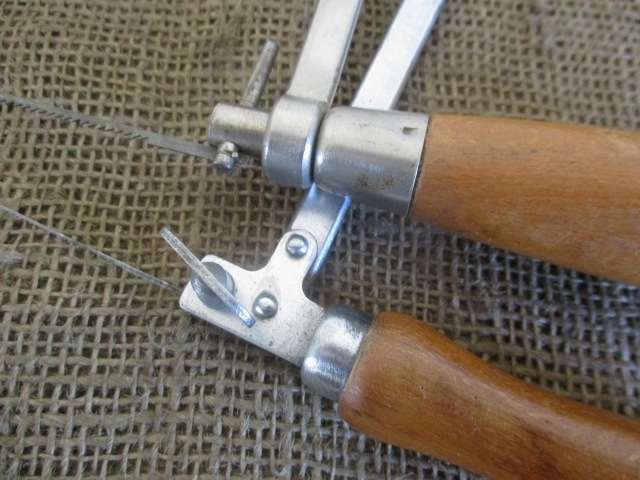 Two Stable Horses....Vintage Eclipse FS70 & No 7CP Carpenter`s Deep Fret Coping Saws With Blades