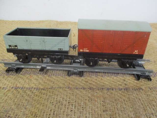 Rare Vintage Clockwork Gauge 0 Hornby Tinplate Train Goods Set No 30 By Meccano Ltd, Liverpool