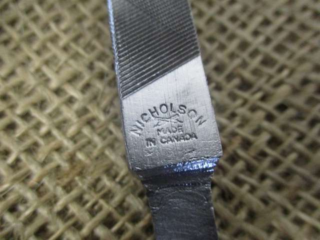 Two Beautiful Nicholson Steel Files Consisting Of A Half Round And Square