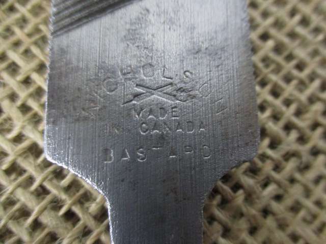 Two Beautiful Nicholson Steel Files Consisting Of A Half Round And Square