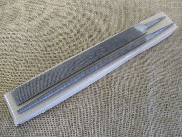 Nice Nicholson Round Steel File And Speedicut England Flat Steel File