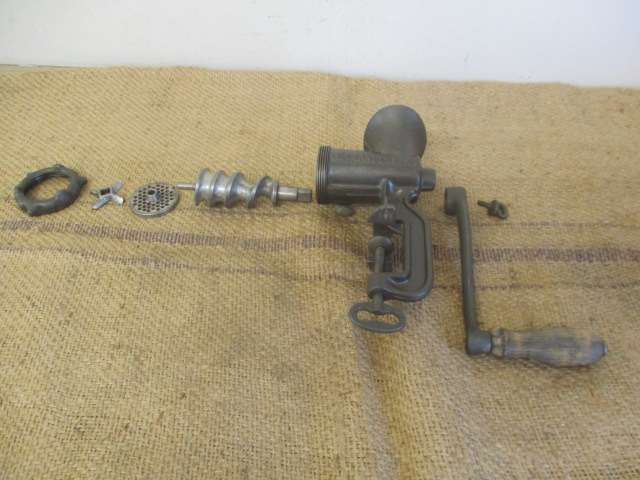 Lovely Complete Vintage Alexanderwerk No 5 Cast Iron Meat Mincer          Germany