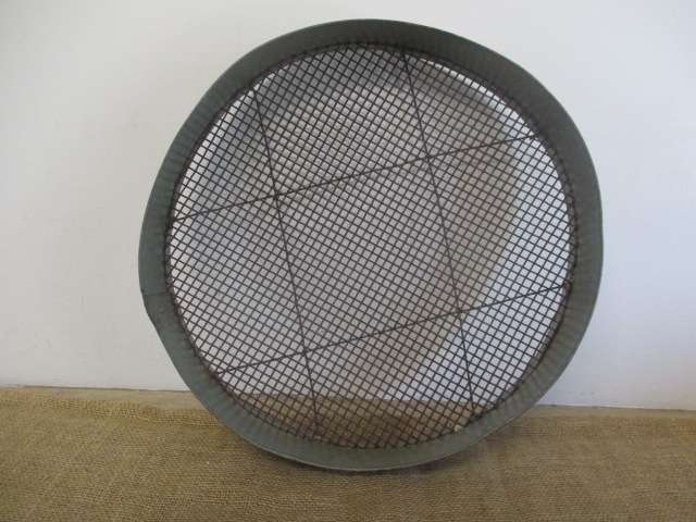 Nice Sizeable Galvanized Iron Mesh Prospecting Sieve