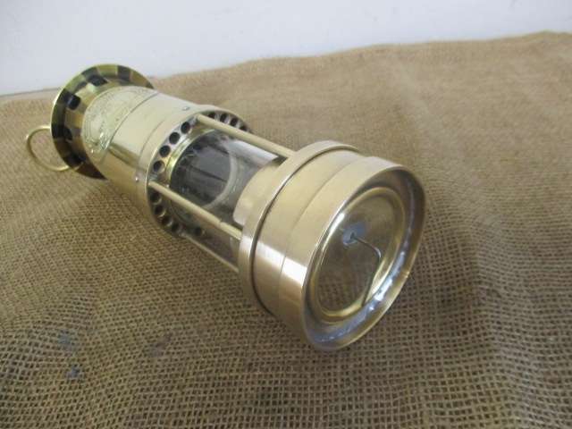 From The Coal Mines In Wales....Magnificent Rare Vintage E.Thomas & Williams Cambrian Miners Lamp