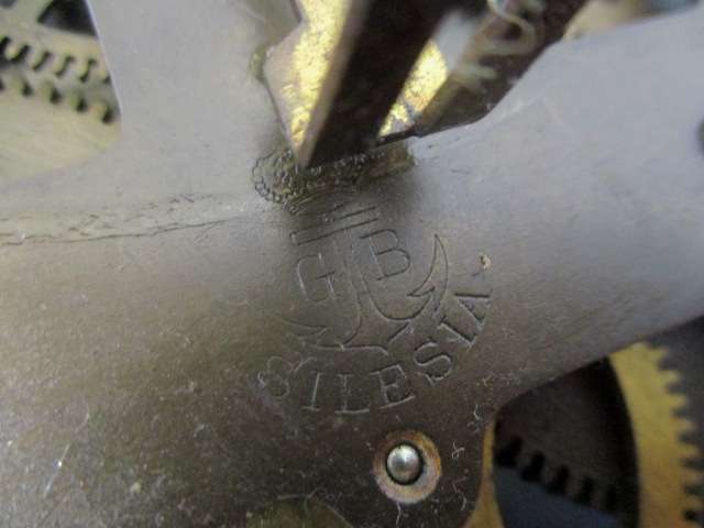 For Spares Or Restoration : Rare Vintage Gustav Becker Silesia P54 Mechanism