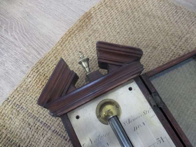 For Repairs Or As A Focal Point : This Very Rare Stick Barometer