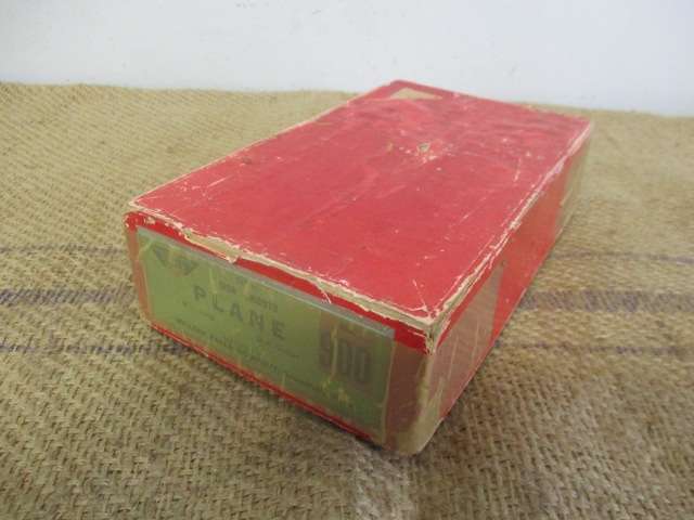 Real Lovely Vintage Millers Falls No 900 Hand Plane In Original Packaging       Made In USA      MIB