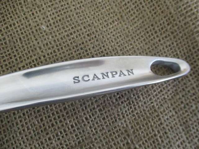Smart Scanpan Impact T-02 18/10 Stainless Steel Frying Pan                  Made In Denmark