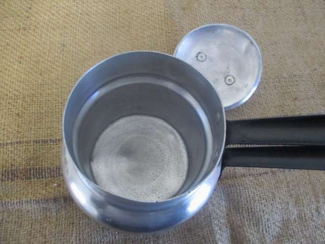 Real Old Vintage Hart Aluminum Double Boiler