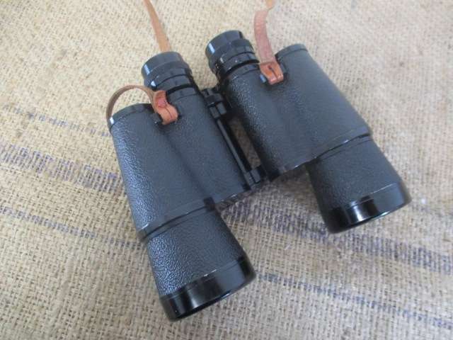 Well Cared For Vintage Plano 10 X 50 Field 5.5' Binocular In Original Shoulder Bag