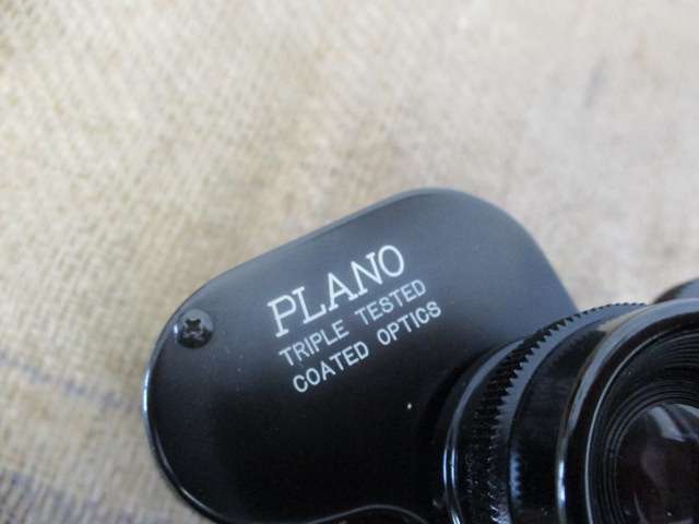 Well Cared For Vintage Plano 10 X 50 Field 5.5' Binocular In Original Shoulder Bag