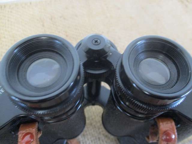 Well Cared For Vintage Plano 10 X 50 Field 5.5' Binocular In Original Shoulder Bag