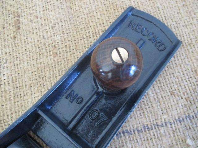 Very Nice And Neat Vintage Record No 07 Hand Plane        Made In England