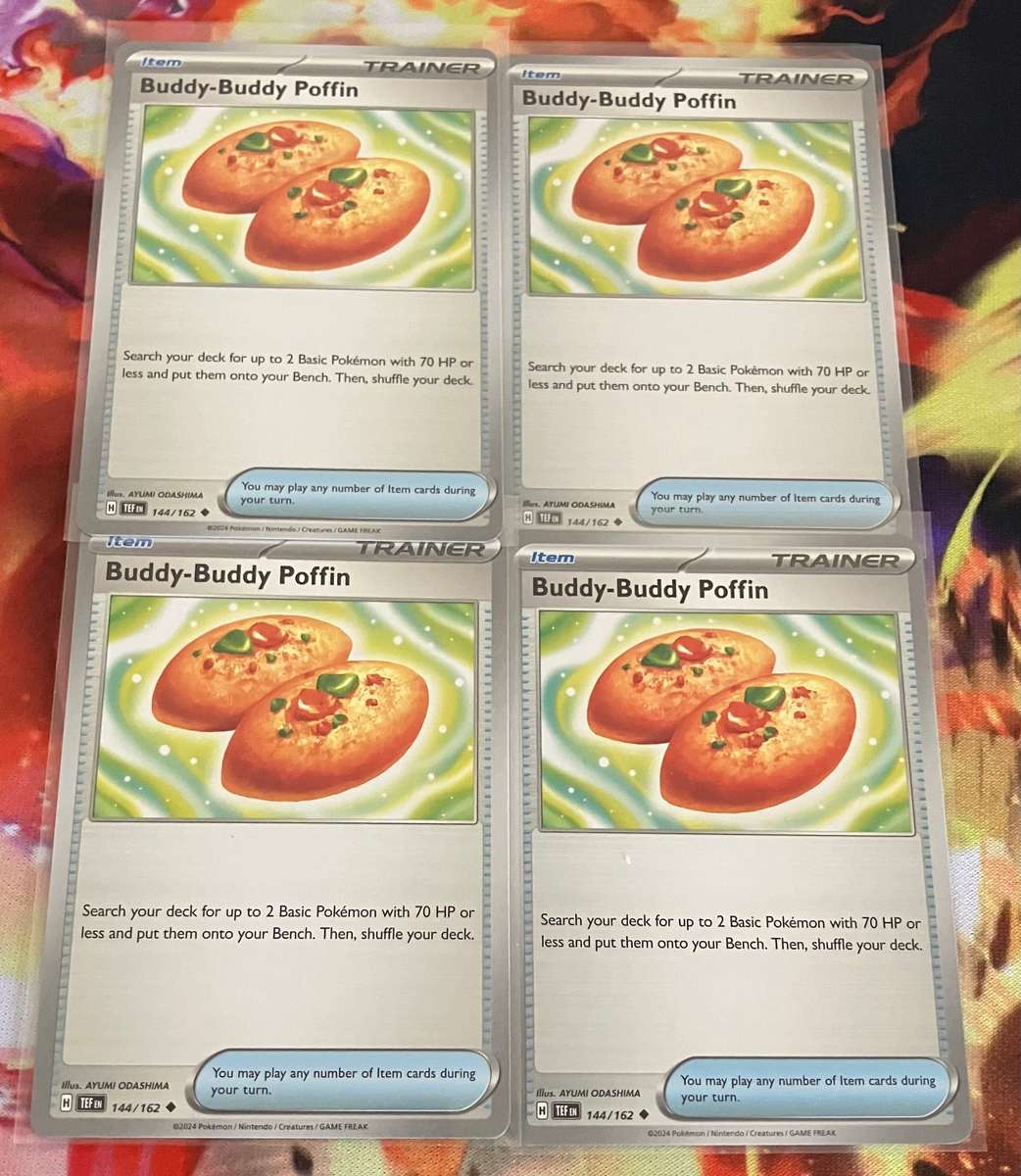 Buddy-Buddy Poffin (Uncommon) (4 cards sold as bundle)