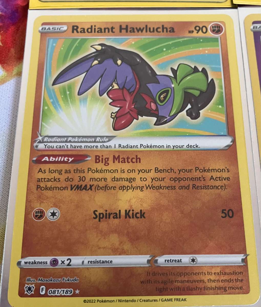 Pokemon: Bundle of 10 radiant cards
