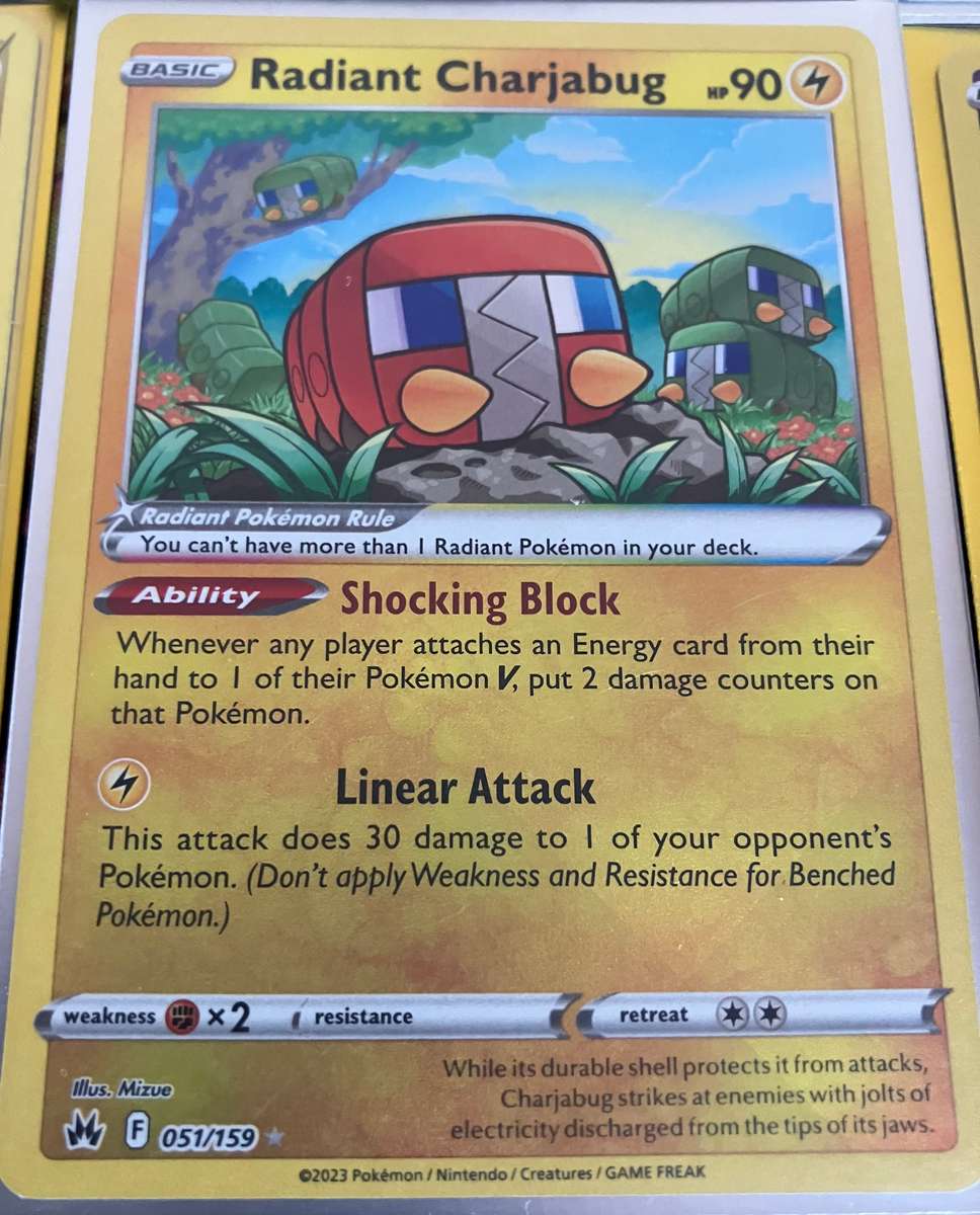 Pokemon: Bundle of 10 radiant cards