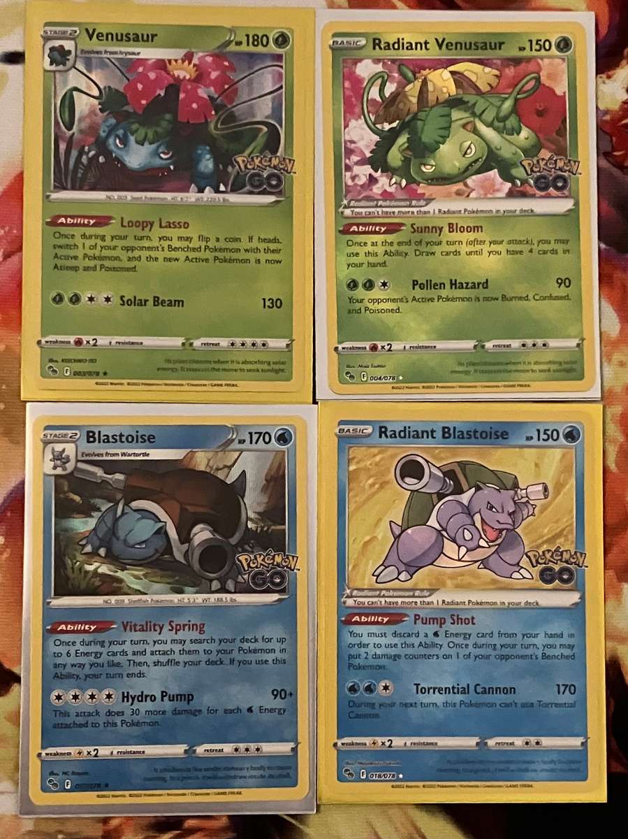 Pokemon: Bundle of 4 PoGo cards