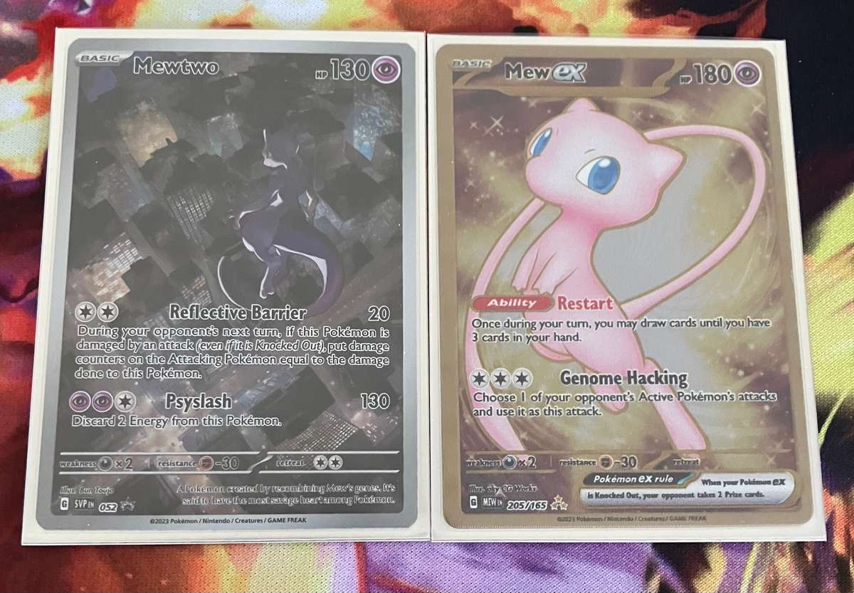 Pokemon: Mewtwo & Mew (metal)
