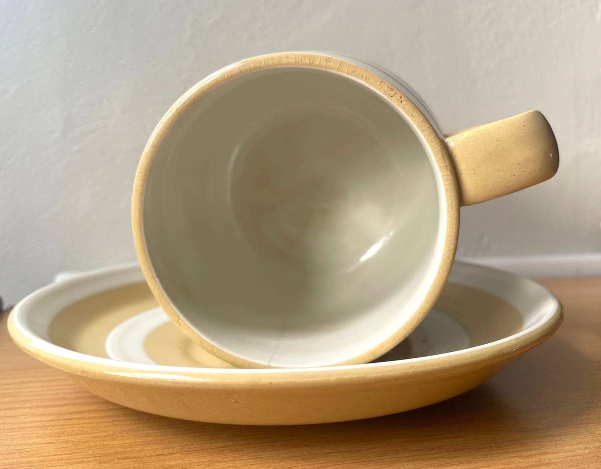 Cornishware RARE Gold Cup and Saucer