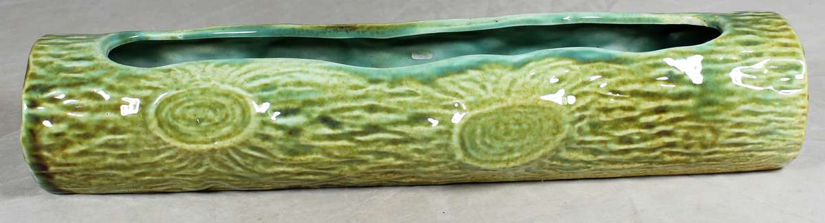 Vintage log vase