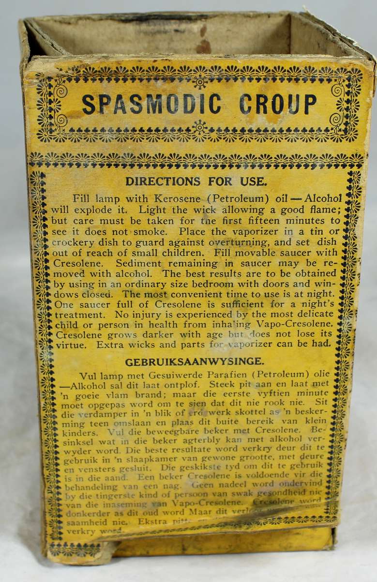 Vapo cresolene burner with original box