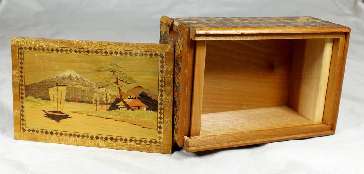 Wooden Chinese puzzle box