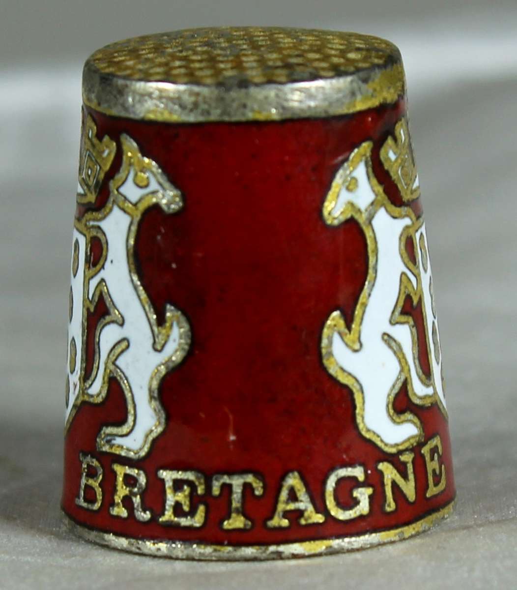 Cloisonne thimble - Bretagne