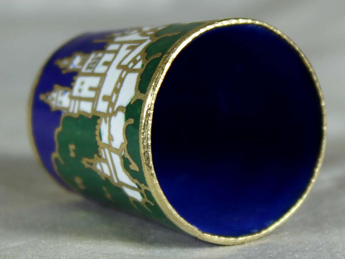 Cloisonne thimble - Benalmadena