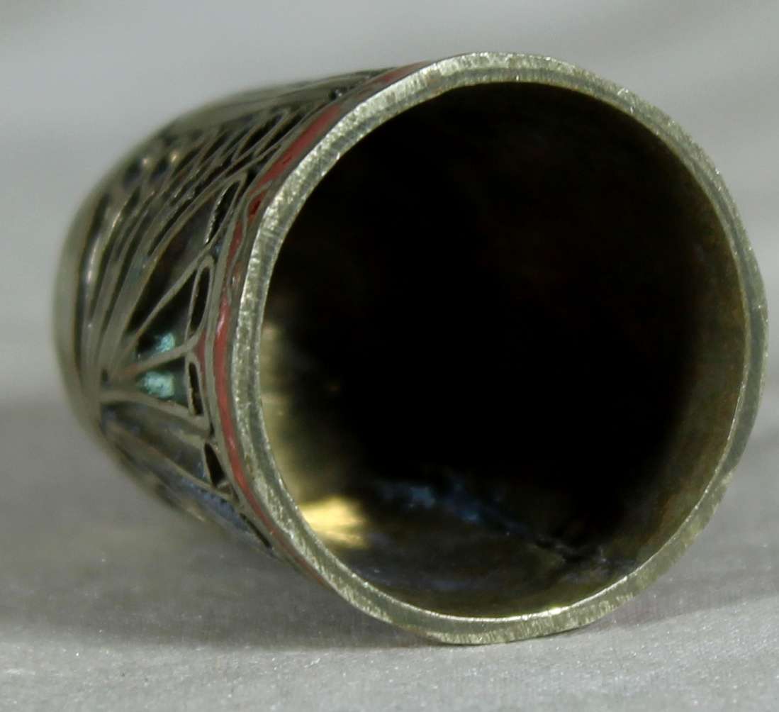 Metal thimble - hand made