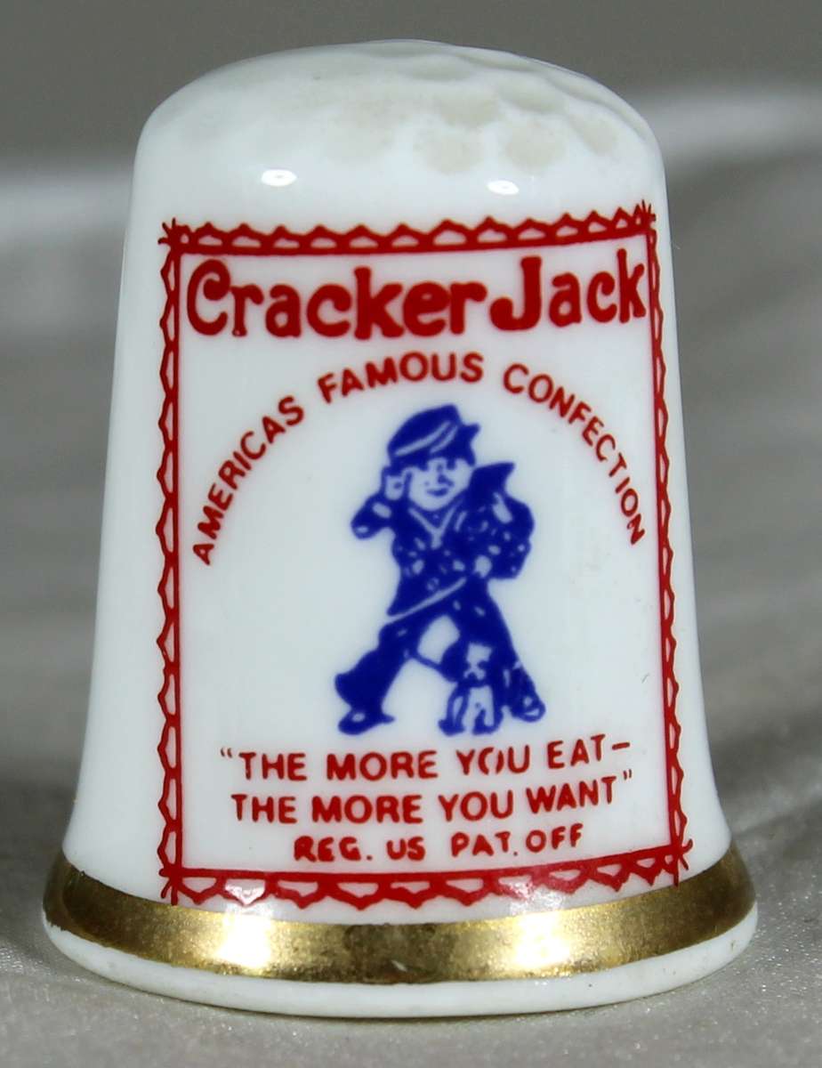 Advertising thimble - Cracker Jack