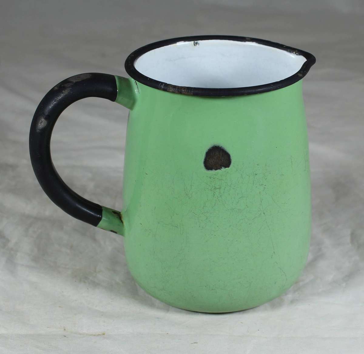 Enamel milk jug