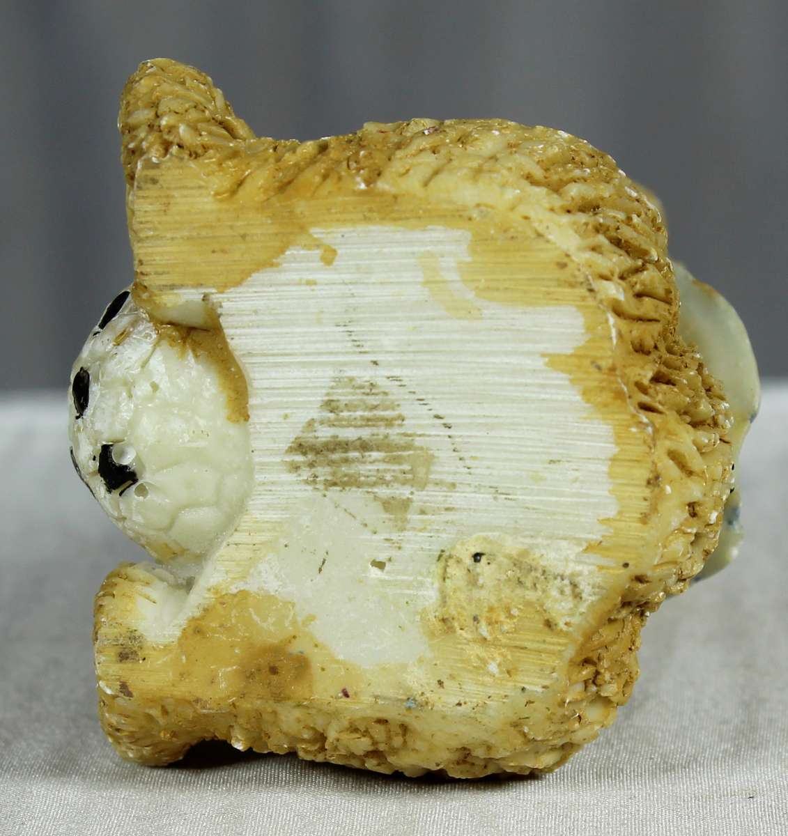 Little boy bear with soccer ball