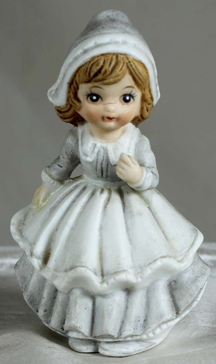 Little girl in traditional dress