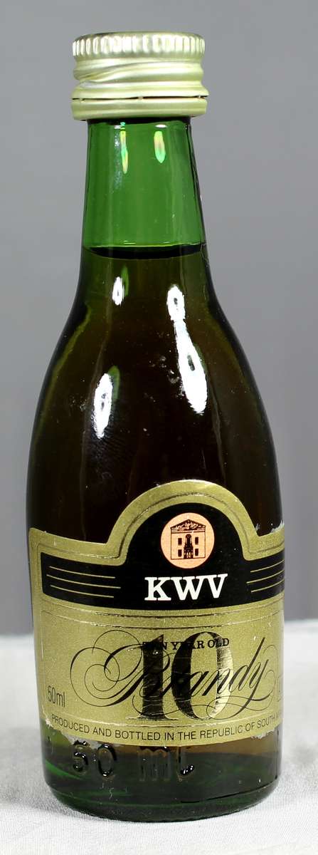 Mini liquor bottle - KWV brandy