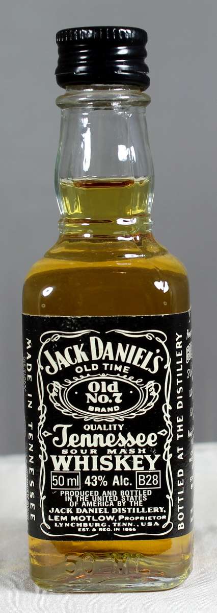Mini liquor bottle - Jack Daniel's whisky
