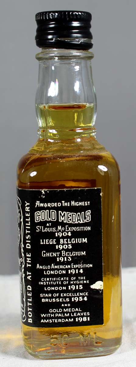 Mini liquor bottle - Jack Daniel's whisky