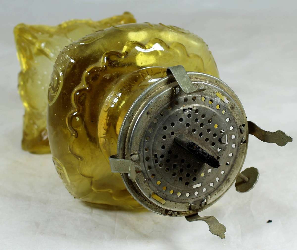 Vintage glass paraffin lamp - Jeplin Industries