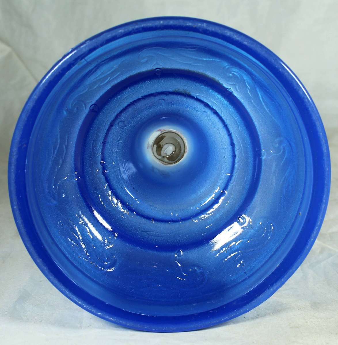 Vintage glass paraffin lamp