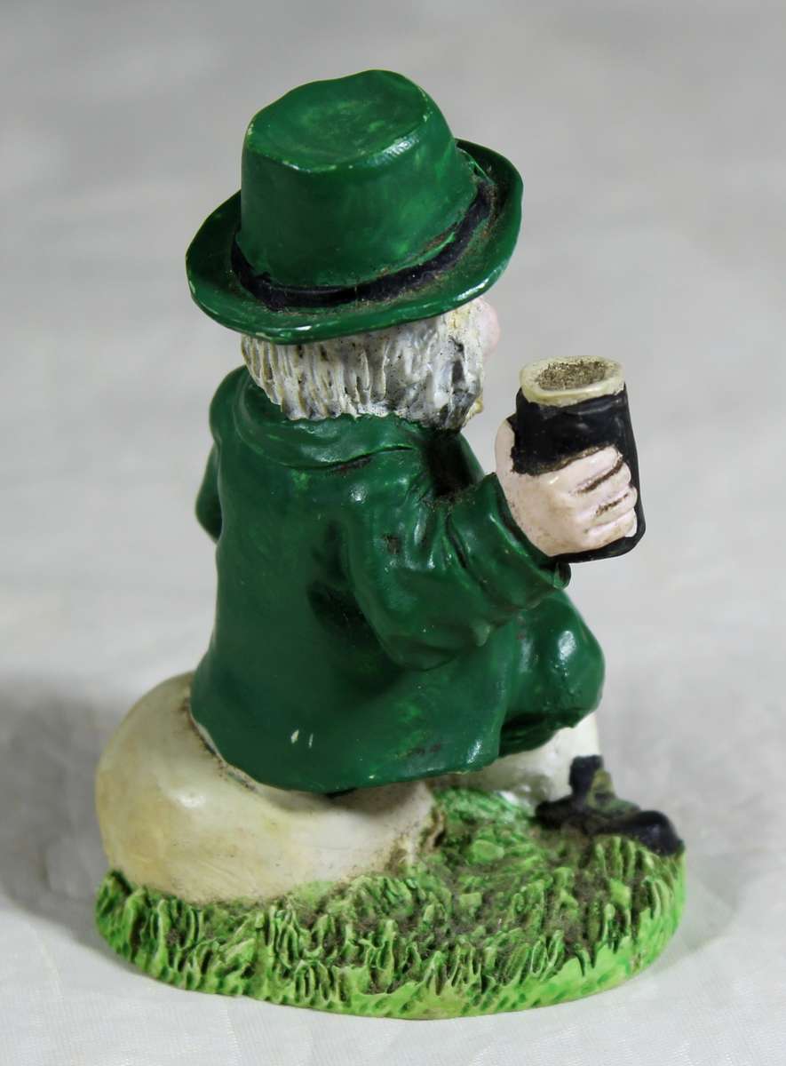 Souvenirs from Ireland - Leprechaun holding a beer