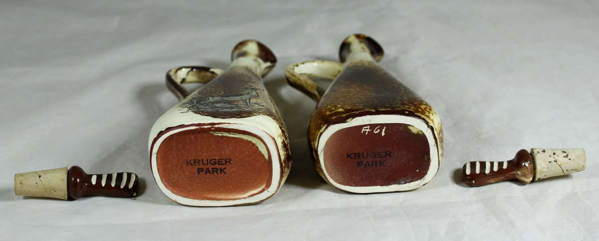 Kruger park oil and vinegar dispensers