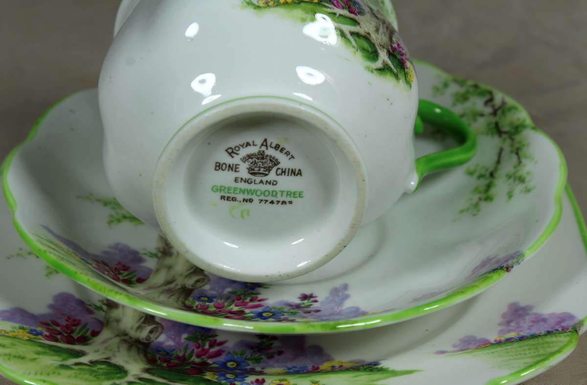 Royal Albert Greenwood tree trio