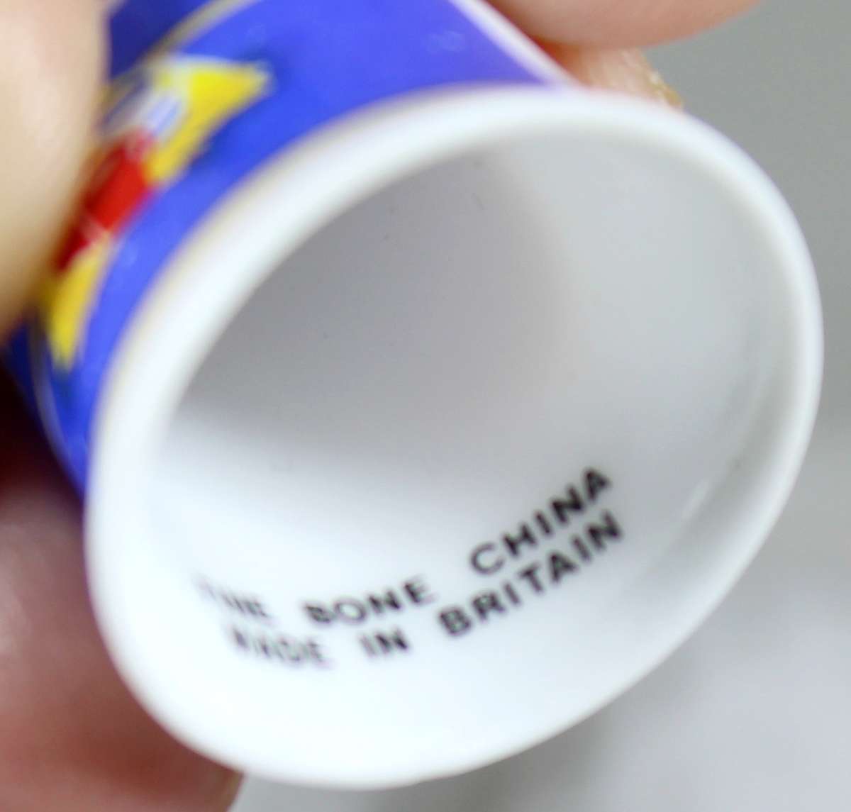 Advertising thimble - Horlicks - Cottage thimbles