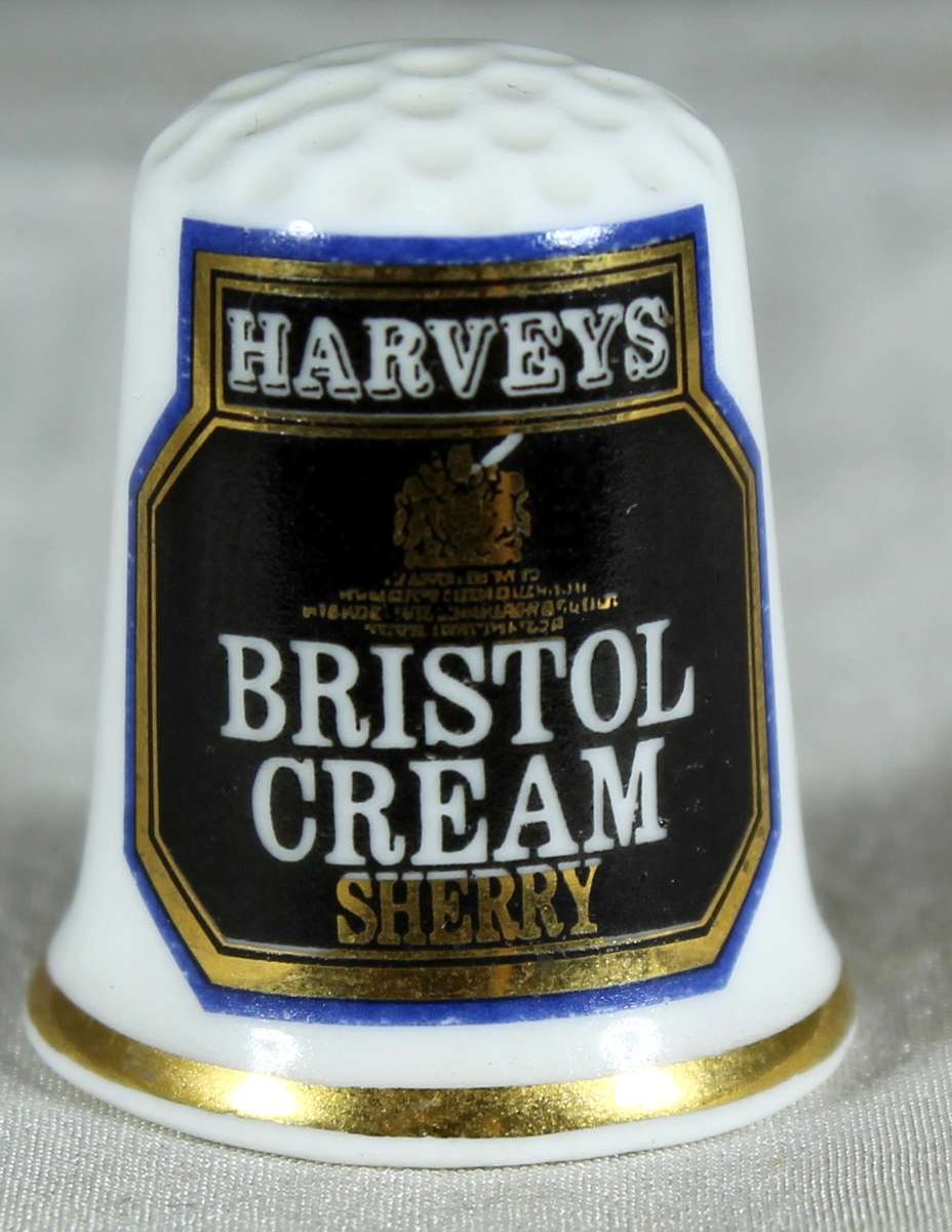 Advertising thimble - Harvey Bristol cream