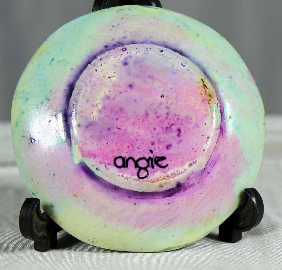 Miniature display plate - Angie