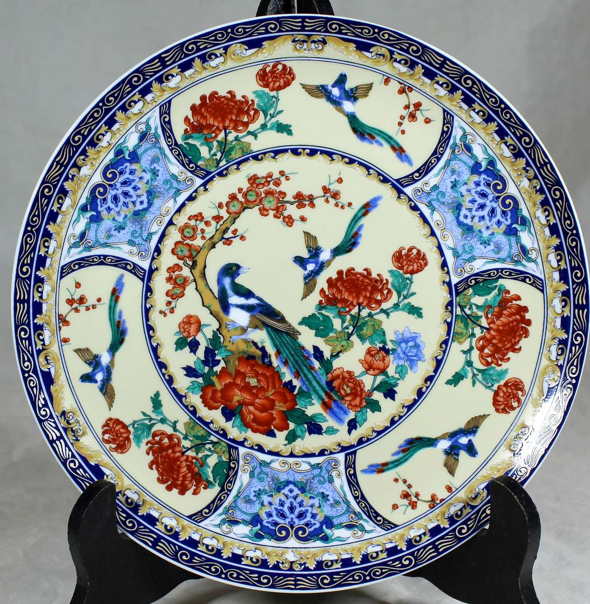 Imari style display plate