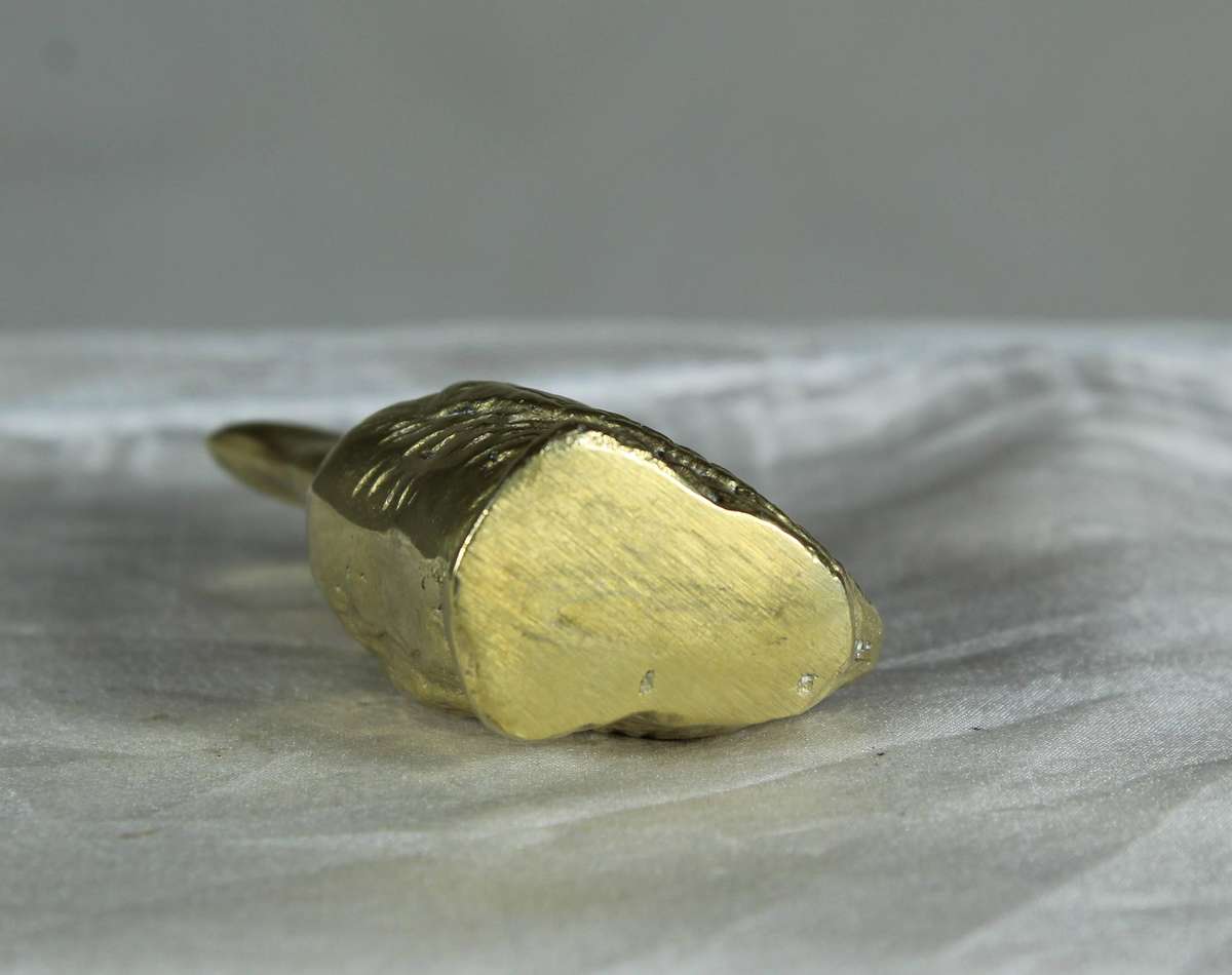 Miniature brass pelican