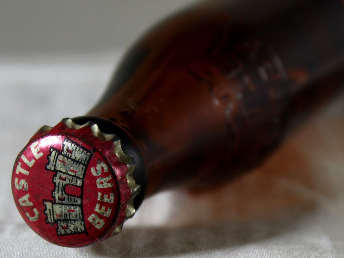 Mini liquor bottle - Castle Larger