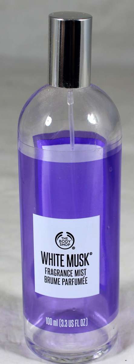 Perfume bottle - The Body Shop - white musk