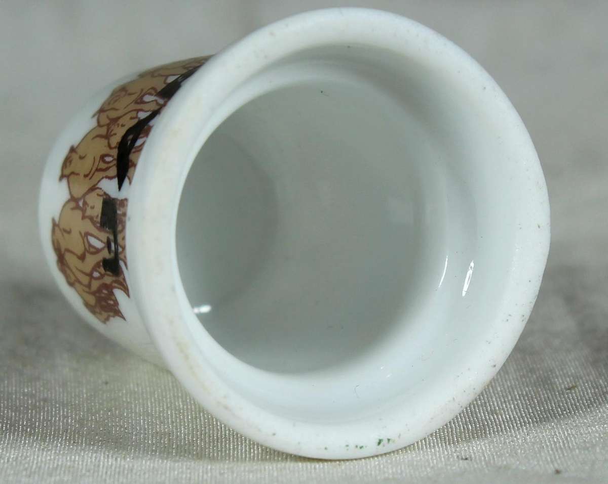 Bone China thimble - U.A.E
